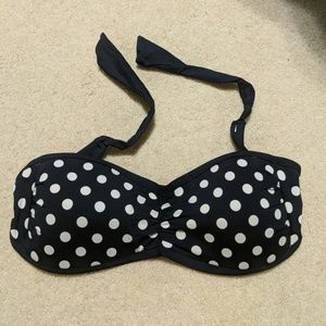 Apt. 9 polkadot bikini top